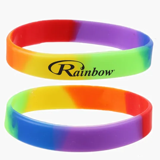 Rainbow Silicone Bracelet