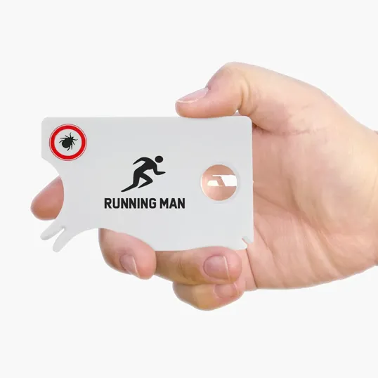 Tick Remover Card with 3x Magnifier