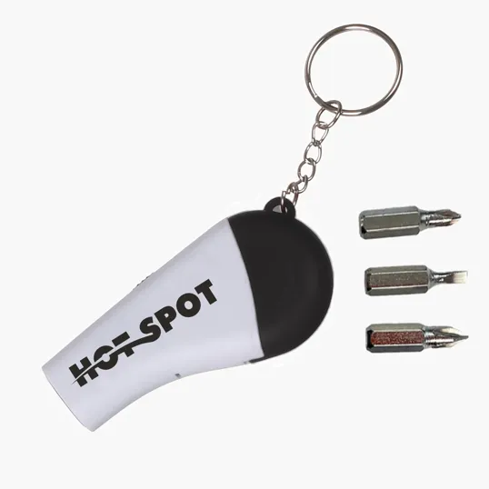 LED Screwdriver Keychain with Flashlight — view 3
