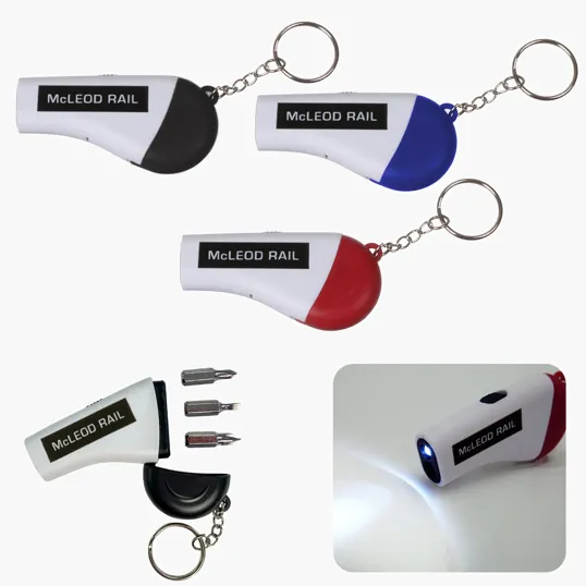 LED Screwdriver Keychain with Flashlight — view 4