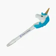 Unicorn Pen with Removable Cap — view 2