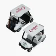 Die Cast Golf Cart Pull-Back Toy