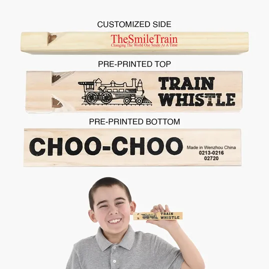 Wooden Train Whistle