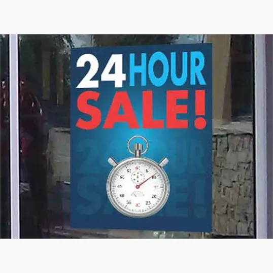 EZ STIK™ Window Smooth Adhesive Vinyl Graphic
