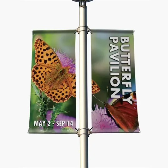 Pole / Avenue Banners, 18 oz Weatherproof Scrim Vinyl — view 2