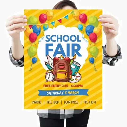 Synthetic Paper Non-Adhesive Poster