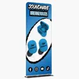 Tube Frame Stand with Pillow Case Graphic, 36" x 90"