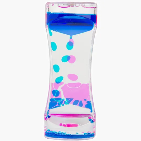Color Box Liquid Motion Hourglass Desk Accessory — view 3