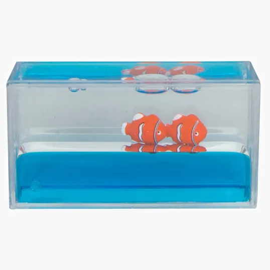 Mini Clownfish Liquid Wave Paperweight — view 4