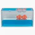 Mini Clownfish Liquid Wave Paperweight — view 4