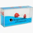 Mini Clownfish Liquid Wave Paperweight — view 2