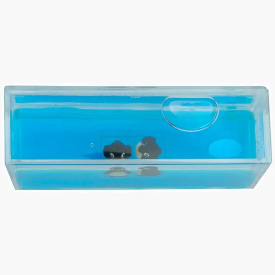 Mini Penguin Liquid Wave Paperweight — view 5