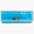 Mini Penguin Liquid Wave Paperweight — view 5