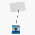 Liquid Wave Cube Memo Holder