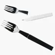 Fork Pen Ballpoint with Fork-Shaped Cap — view 2