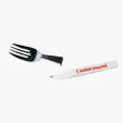 Fork Pen Ballpoint with Fork-Shaped Cap