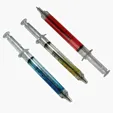 Ballpoint Clicker Syringe Pen — view 3