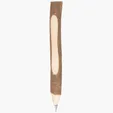 Wooden Twig Pen With Bark — view 3