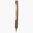 Wooden Twig Pen With Bark