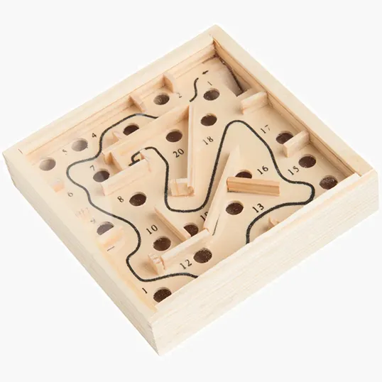 Wooden Maze Puzzle, 4.5" x 4.5" — view 4