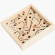 Wooden Maze Puzzle, 4.5" x 4.5" — view 4
