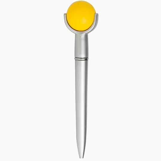 Smiley Squeeze Top Pen — view 3