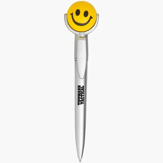 Smiley Squeeze Top Pen