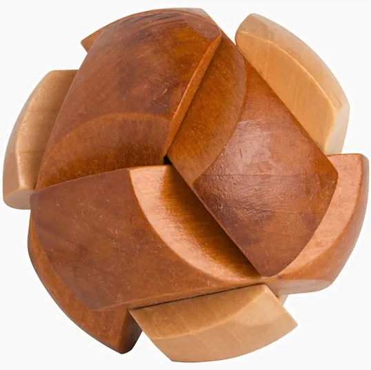 Wooden Soccer Ball Puzzle — view 5