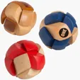 Wooden Soccer Ball Puzzle — view 3