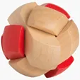 Wooden Soccer Ball Puzzle — view 4