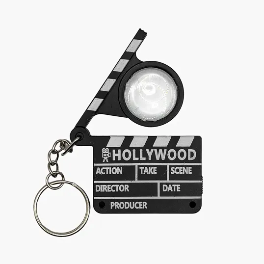 Hollywood Movie Clapboard Keyring