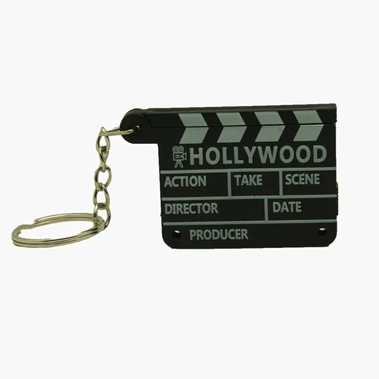 Hollywood Movie Clapboard Keyring — view 2
