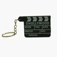 Hollywood Movie Clapboard Keyring — view 2