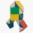 Large Snake Puzzle — Rotatable Triangular Pieces — view 3