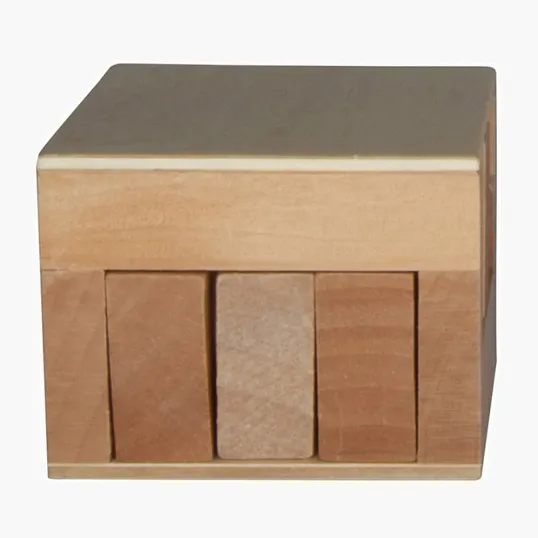 Wooden Sliding Cube Puzzle — view 8