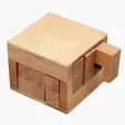 Wooden Sliding Cube Puzzle — view 5