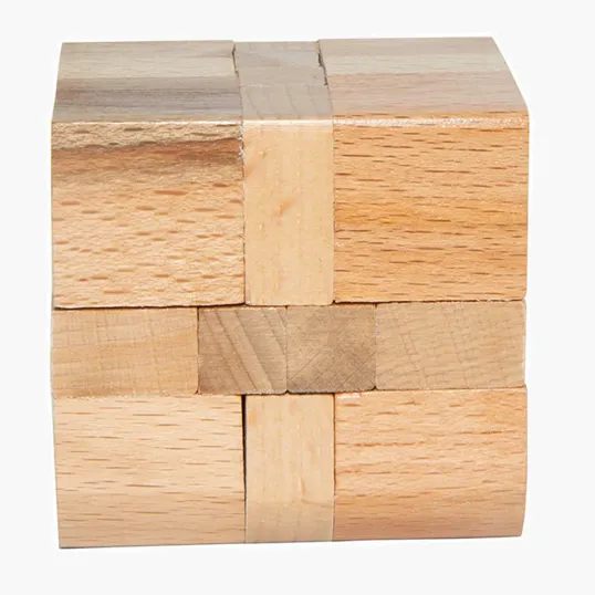 Wooden Rhombus Puzzle — view 2