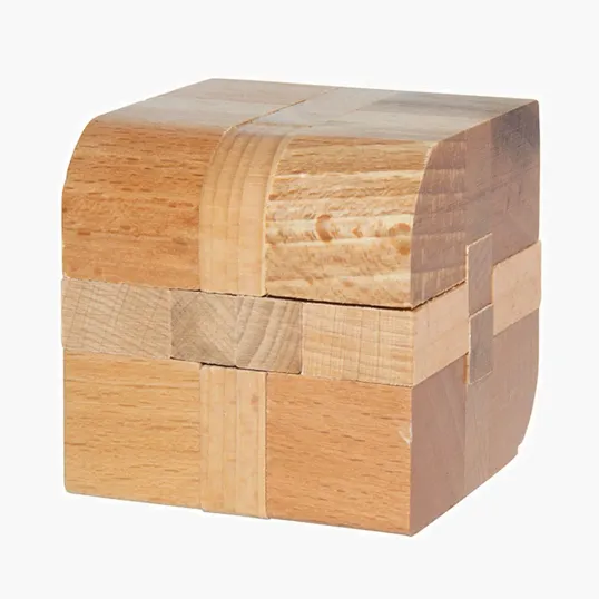 Wooden Rhombus Puzzle — view 3