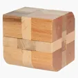 Wooden Rhombus Puzzle