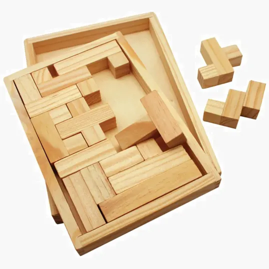 Wood Shapes Challenge Puzzle — view 3
