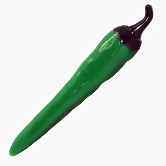 Green Jalapeño & Red Chili Pepper Clicker Pen — view 4