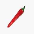 Green Jalapeño & Red Chili Pepper Clicker Pen — view 3
