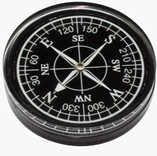 Round Compass Paperweight — view 4