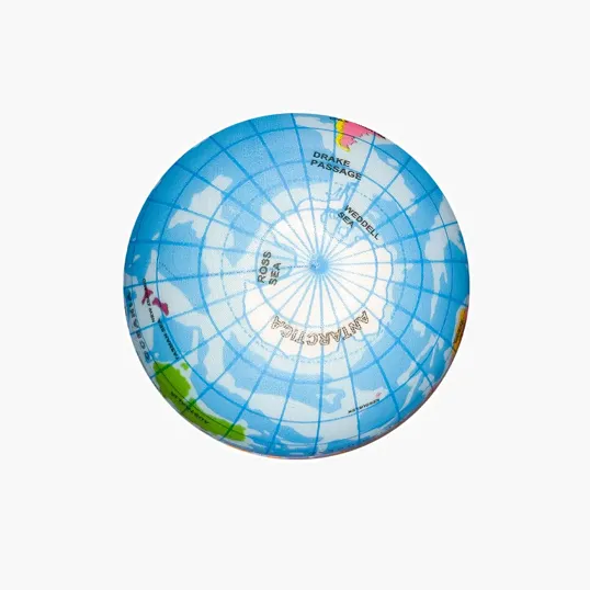 Printed Globe PU Ball 3" Stress Reliever — view 4