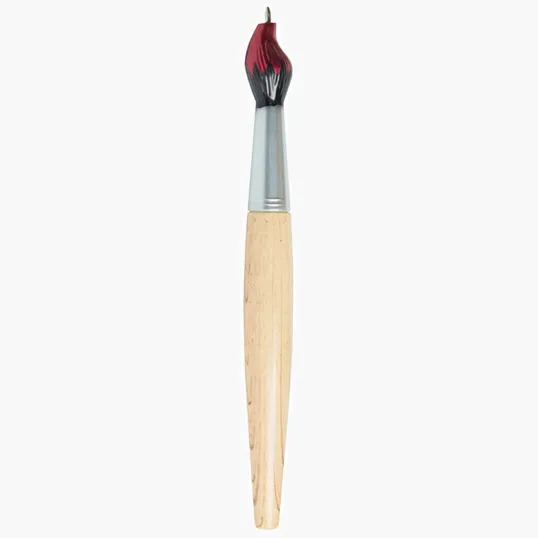 Paint Brush Pen Ballpoint, 6-Inch Plastic Novelty Pen — view 2