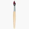 Paint Brush Pen Ballpoint, 6-Inch Plastic Novelty Pen — view 2