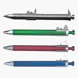 Caliper-Shaped Ballpoint Pen — view 3
