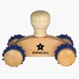 Small Wooden Massager