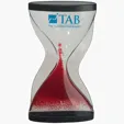 Large Times Up Sand Timer Desk Accessory