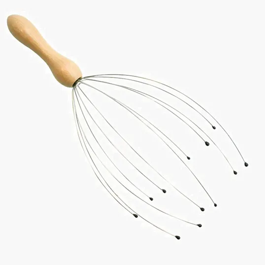 Wooden Head Massager